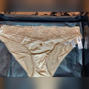 Victoria's Secret Gold Lace Panty